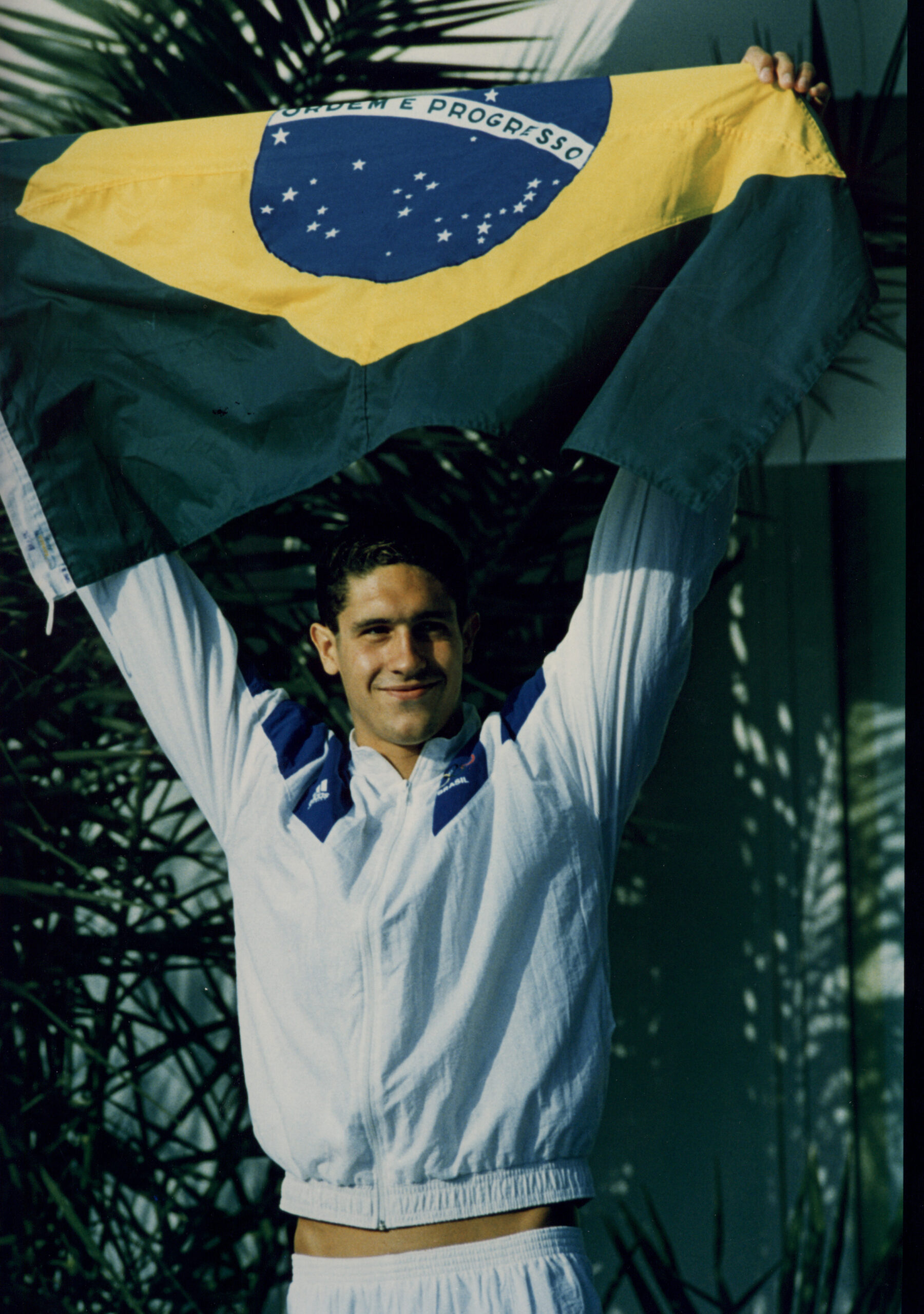 Gustavo Borges nos Jogos Olímpicos de Barcelona 1992 — foto: Antonio Milena